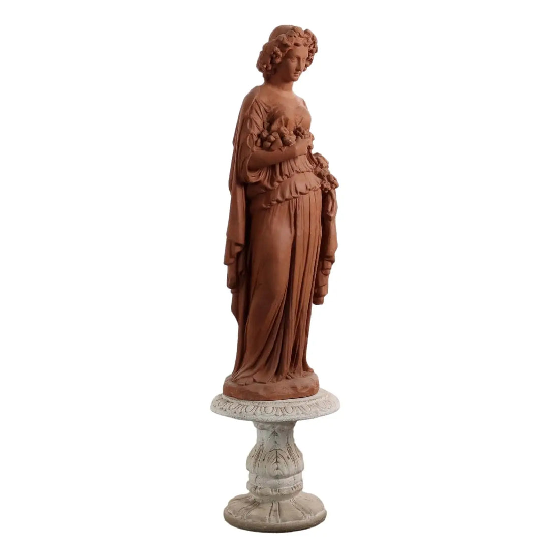 Terracotta Statue Allegory of Autumn