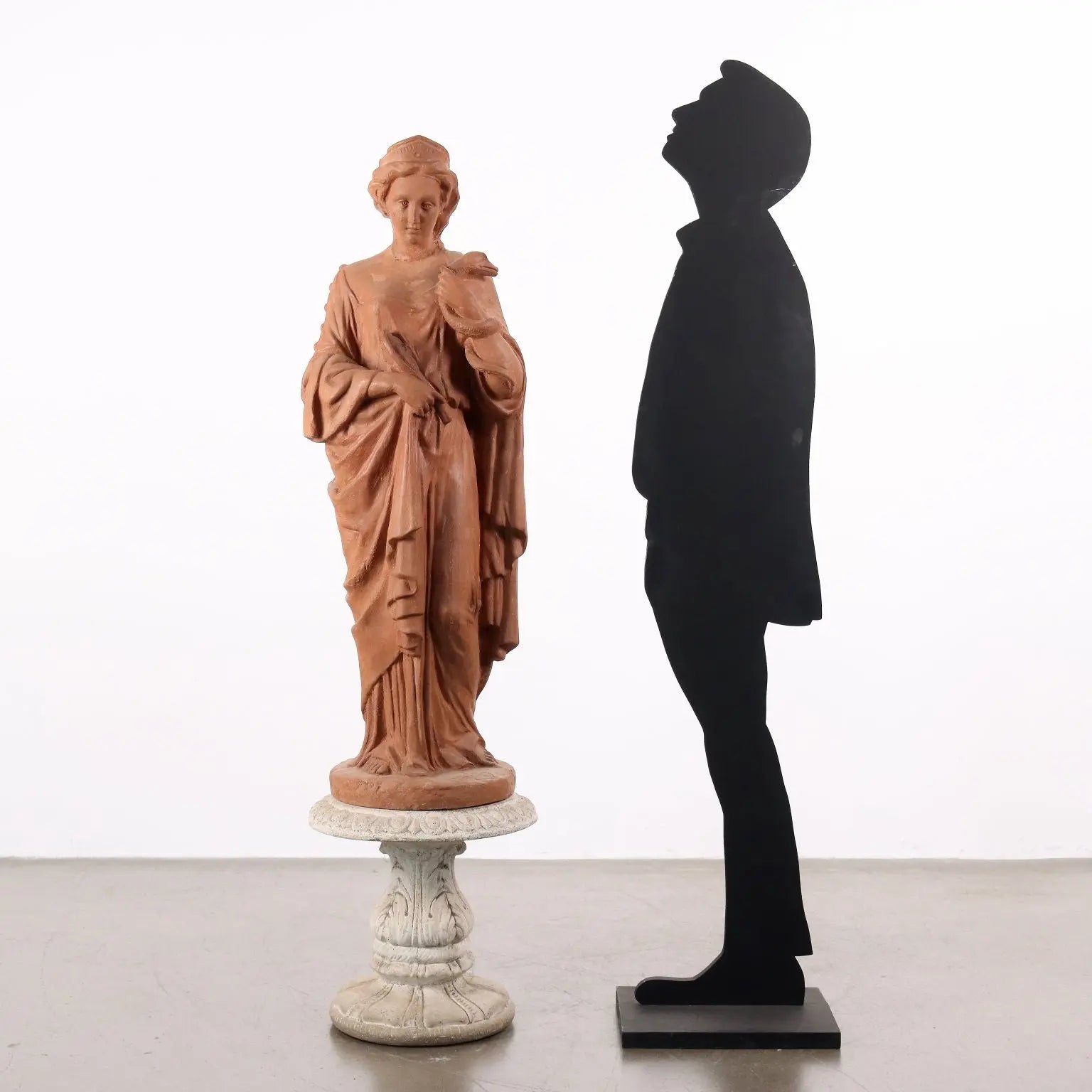 Terracotta Statue Allegory of Prudence