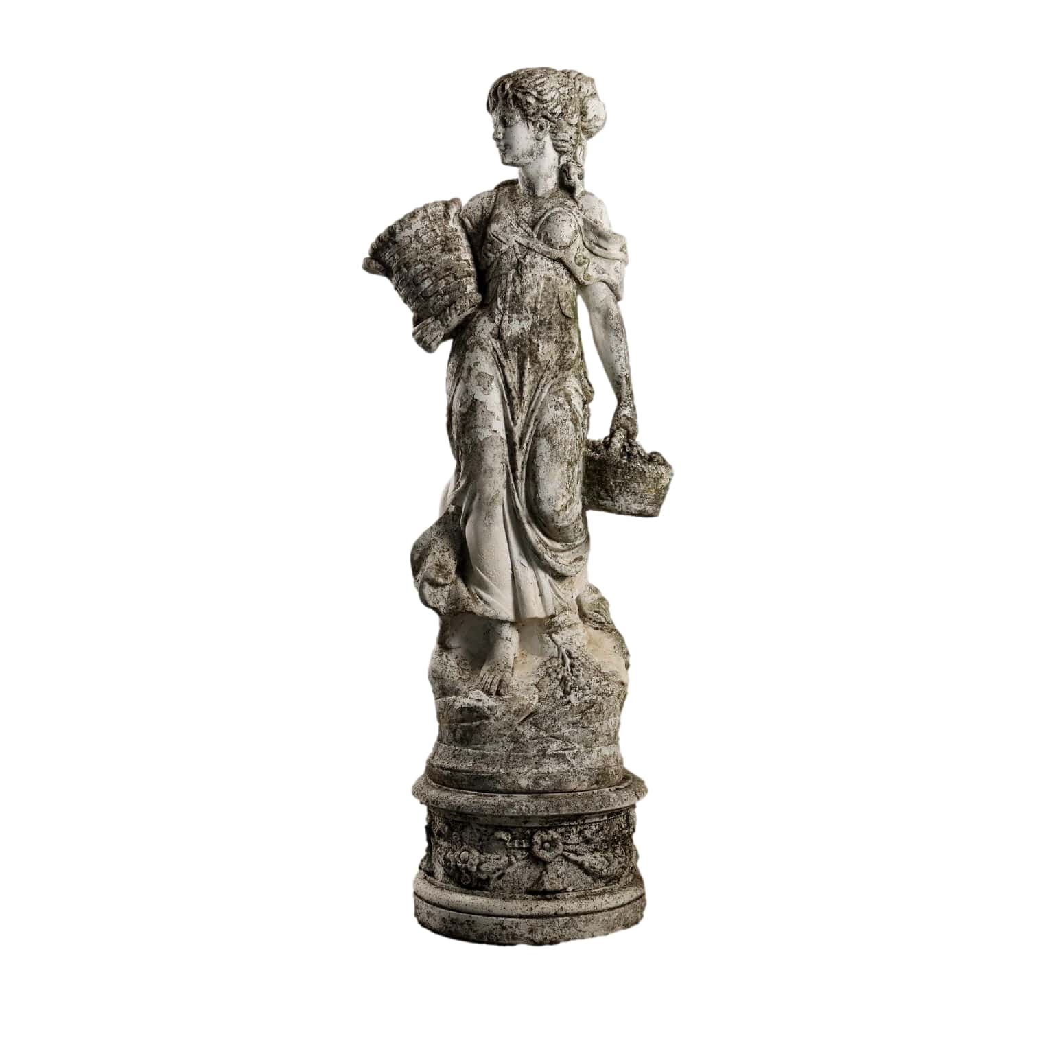 Antique Garden Sculpture Woman Stone Italy XX Century - Italy, Early XX Century | Antiques | Stones Irons & Garden Furnishings
