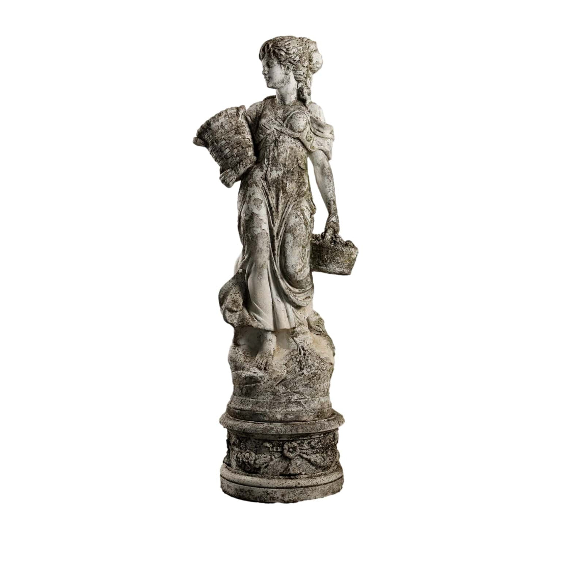 Antique Garden Sculpture Woman Stone Italy XX Century - Italy, Early XX Century | Antiques | Stones Irons & Garden Furnishings
