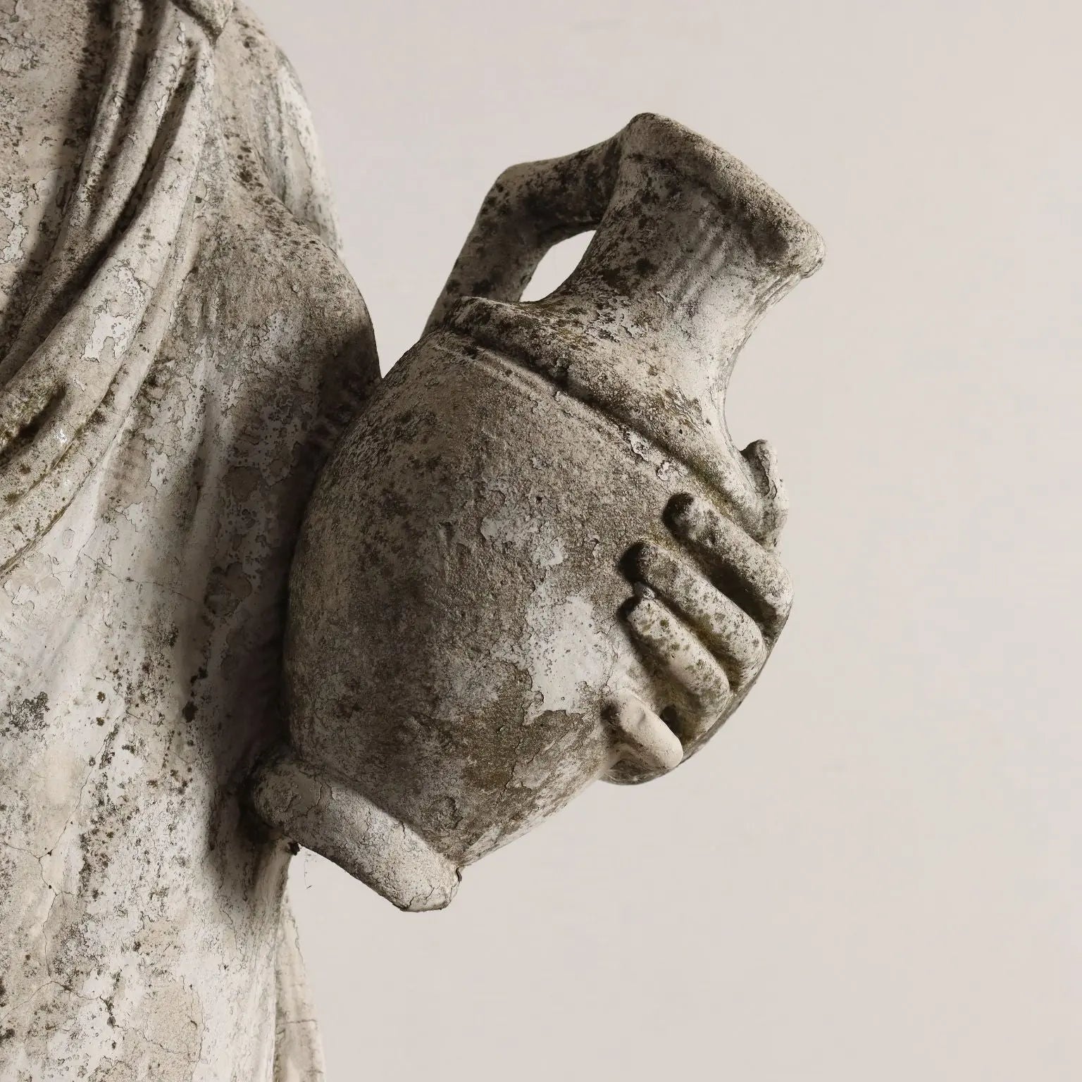 Antique Garden Sculpture Female Figure Stone Italy XX Century - Italy, Early XX Century | Antiques | Stones Irons & Garden Furnishings