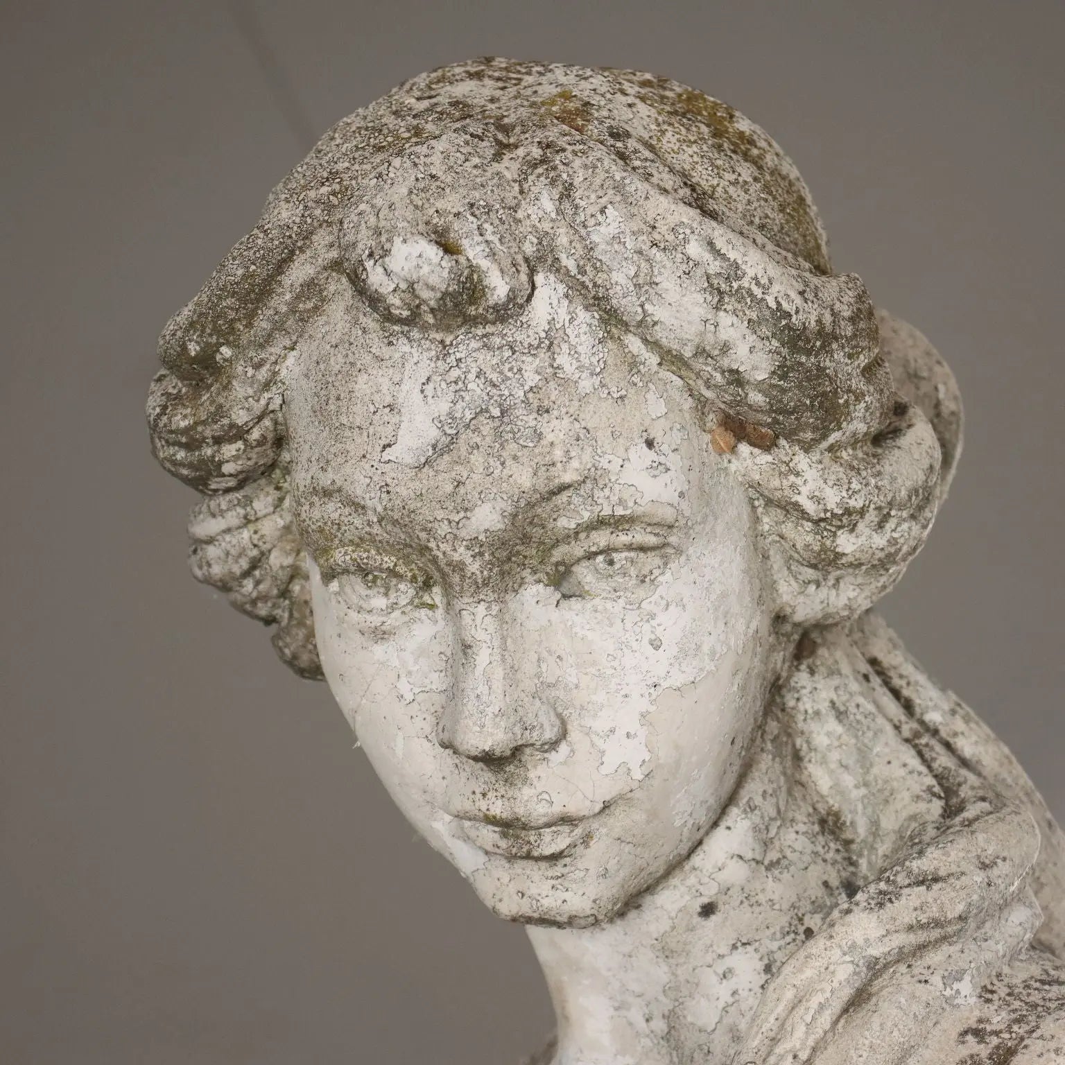 Antique Garden Sculpture Female Figure Stone Italy XX Century - Italy, Early XX Century | Antiques | Stones Irons & Garden Furnishings