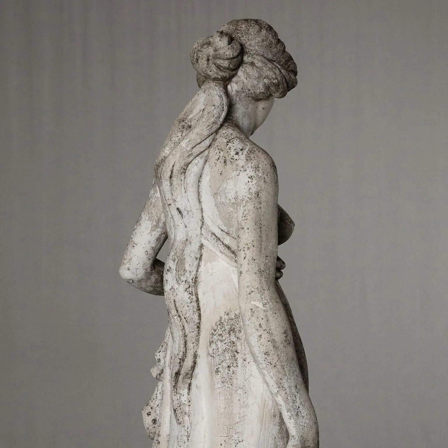Antique Garden Sculpture Female Figure Stone Italy XX Century - Italy, Early XX Century | Antiques | Stones Irons & Garden Furnishings