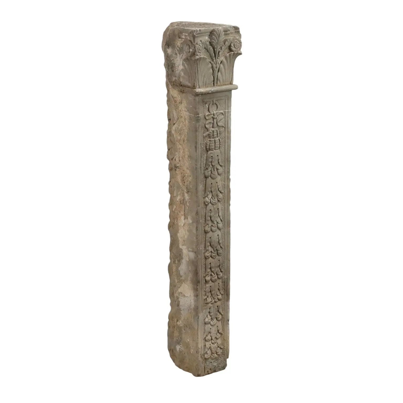 Antique Renaissance Column Serena Stone Italy XV Century - Renaissance Column | Antiques | Stones Irons & Garden Furnishings