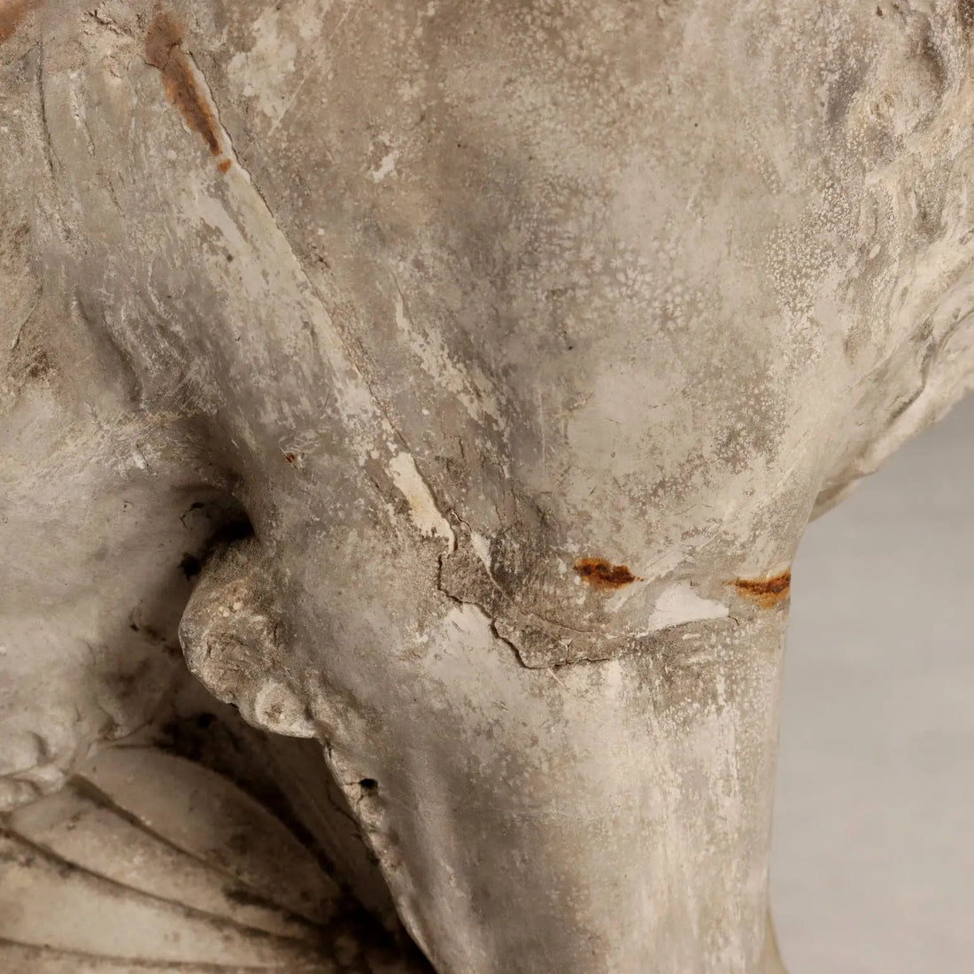 Antique Sculpture Plaster Lion Italy XIX Century Original - Italy, XIX Century | Antiques | Stones Irons & Garden Furnishings