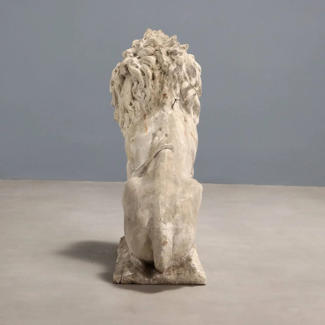 Antique Sculpture Plaster Lion Italy XIX Century Original - Italy, XIX Century | Antiques | Stones Irons & Garden Furnishings