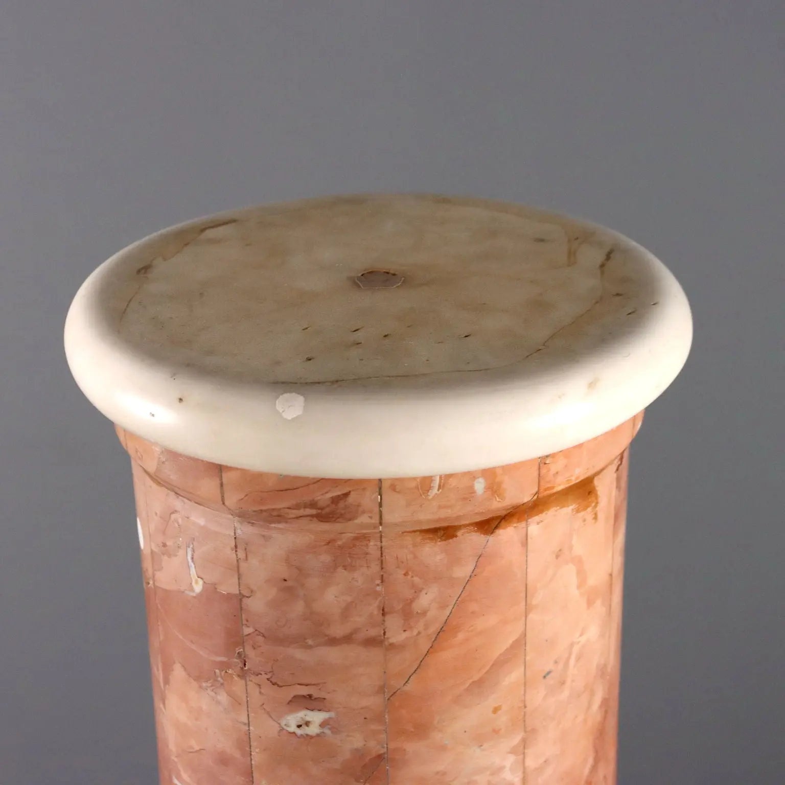 Column in Verona Red Marble Veneer - Italy, 20th Century