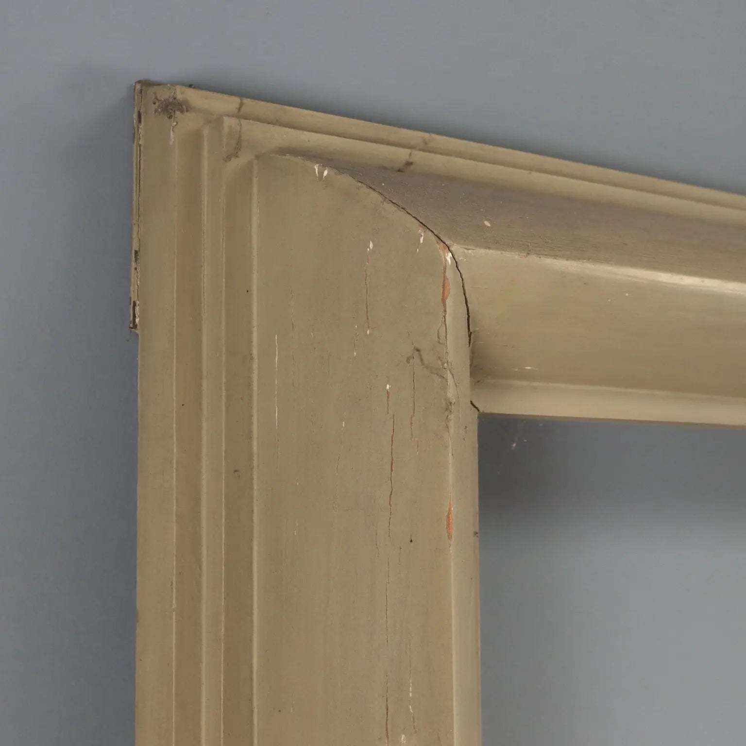 Antique Frame Art Déco Silvered and Moulded Italy XX Century