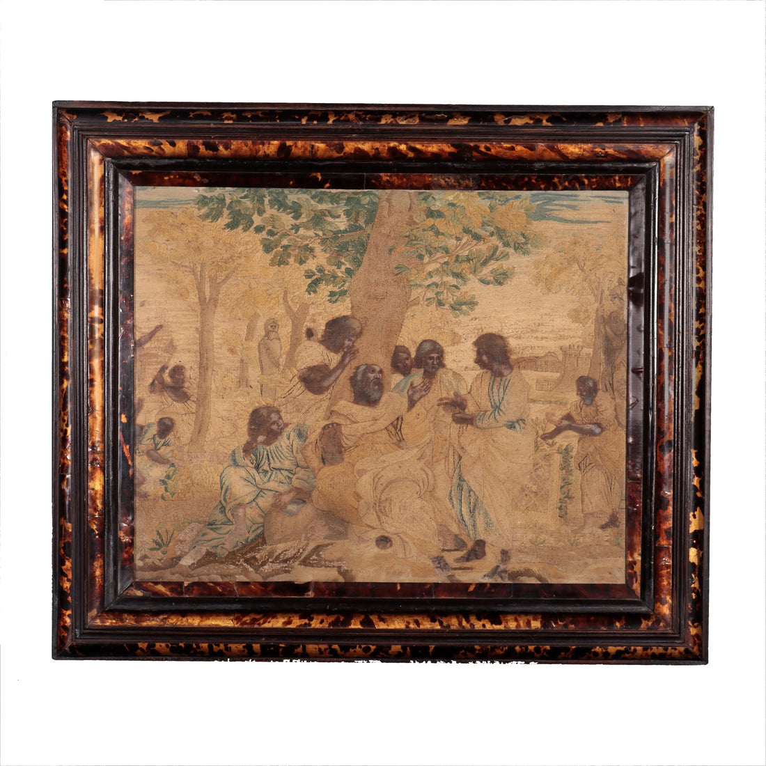 Plato's Academy Silk Tapestry Italy XVII-XVIII Century - Central Italy Late 17th-early 18th century | Antiques | Mirrors & Frames