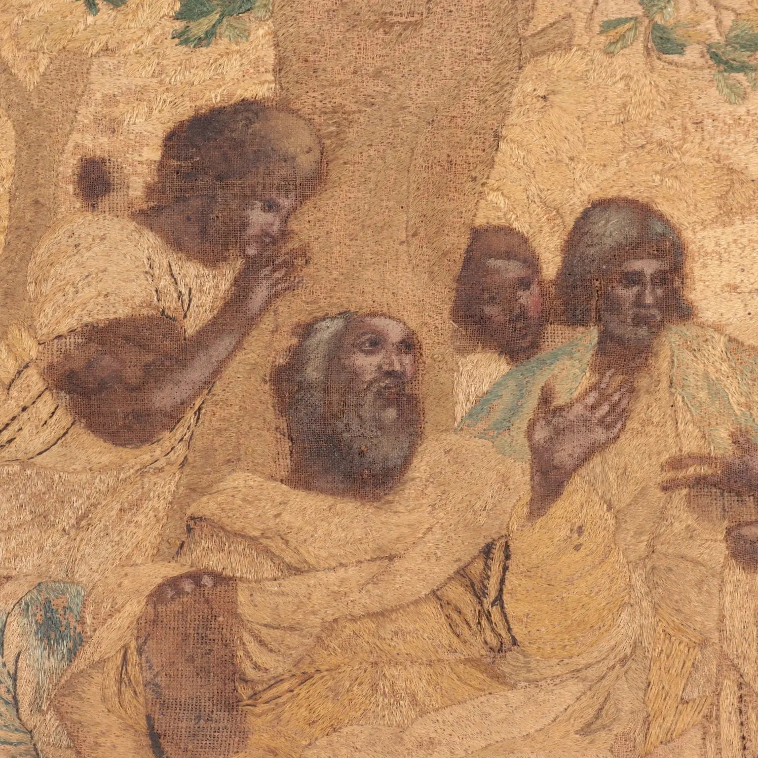 Plato's Academy Silk Tapestry Italy XVII-XVIII Century - Central Italy Late 17th-early 18th century | Antiques | Mirrors & Frames