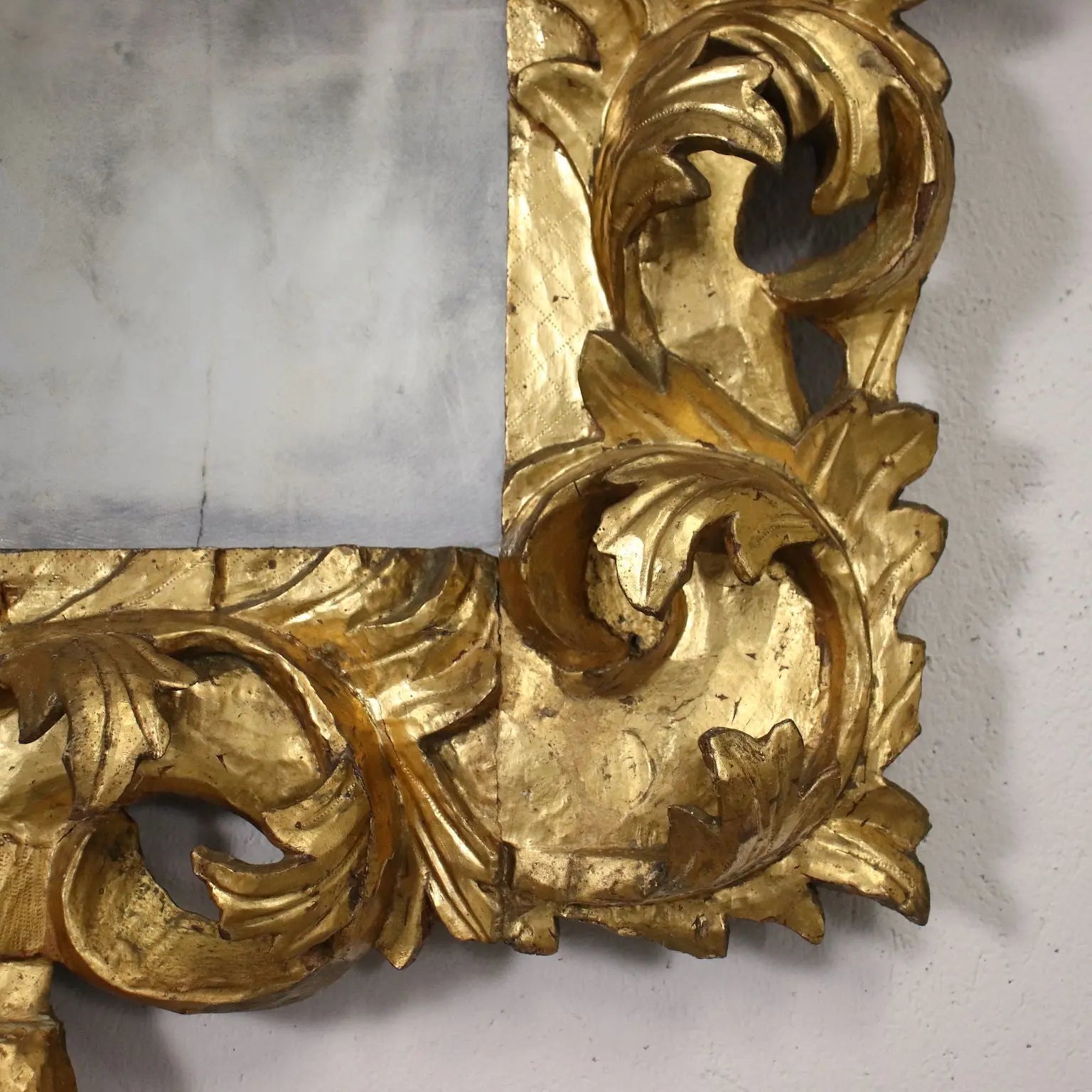 Baroque Mirror Wood Italy XVII-XVIII Century - Lombardy Late 17th - Early 18th Century | Antiques | Mirrors & Frames