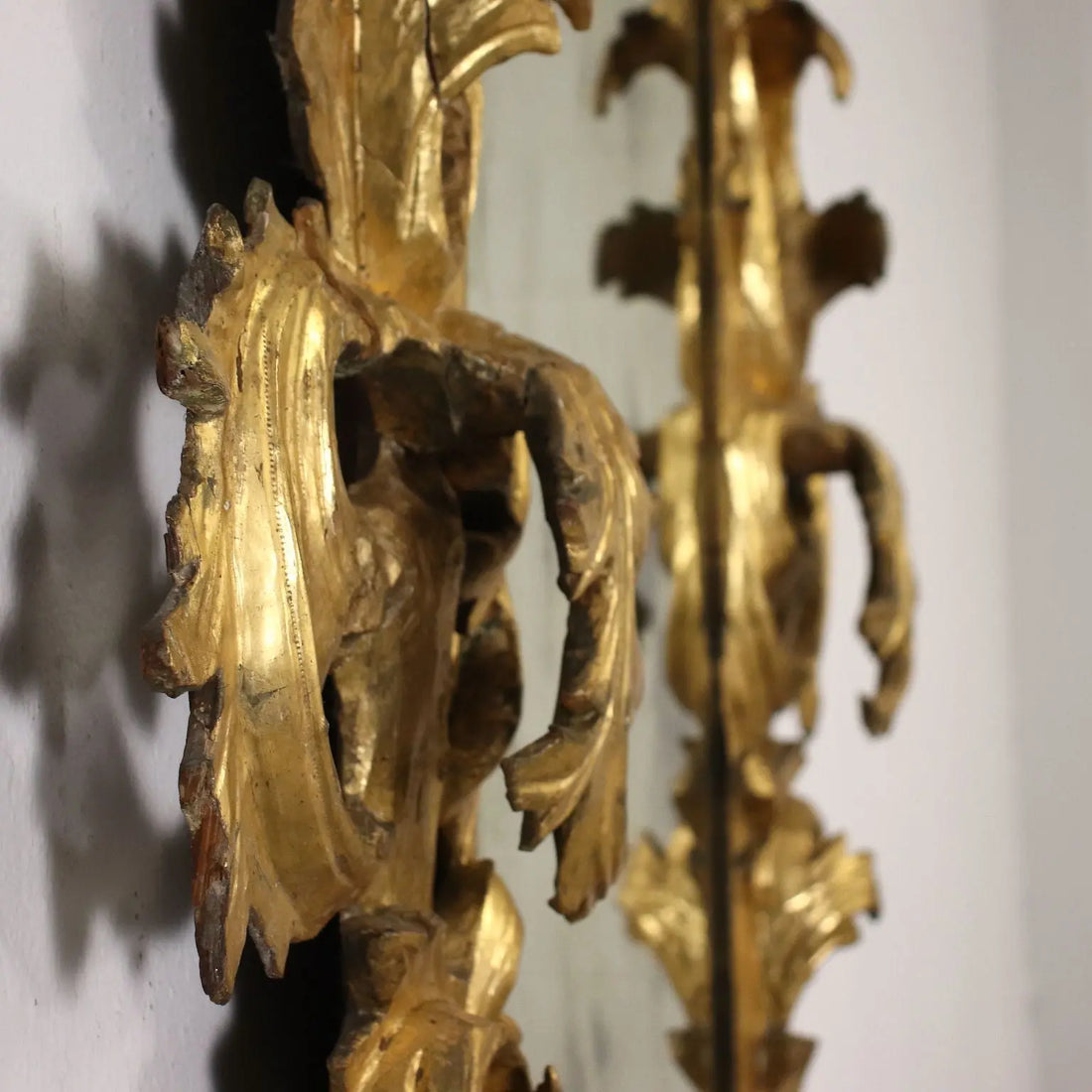 Baroque Mirror Wood Italy XVII-XVIII Century - Lombardy Late 17th - Early 18th Century | Antiques | Mirrors & Frames