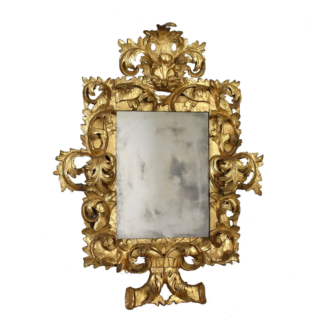 Baroque Mirror Wood Italy XVII-XVIII Century - Lombardy Late 17th - Early 18th Century | Antiques | Mirrors & Frames