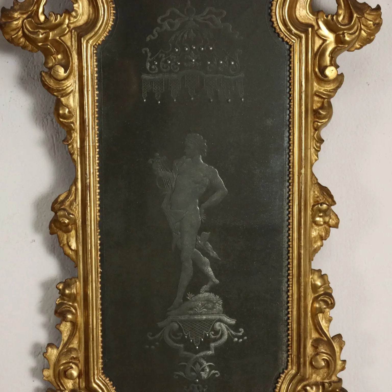 Ancient Baroque Mirrors Mid XVIII Century Mercury Mirror - Emilia Half XVIII Century | Antiques | Mirrors & Frames