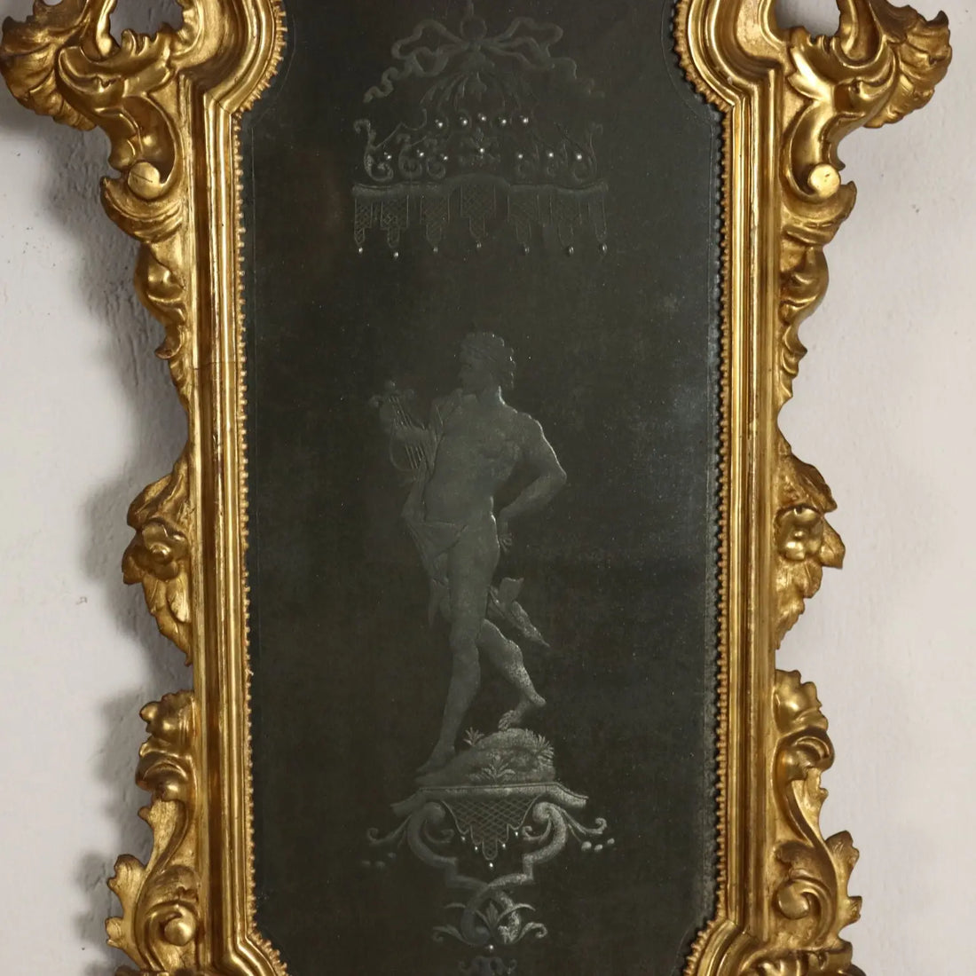 Ancient Baroque Mirrors Mid XVIII Century Mercury Mirror - Emilia Half XVIII Century | Antiques | Mirrors & Frames
