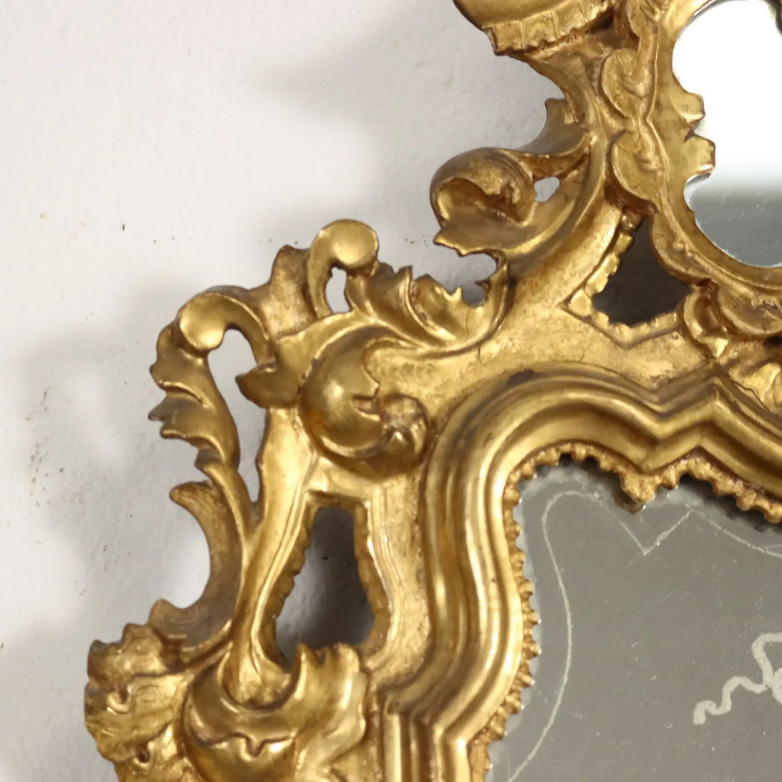 Ancient Baroque Mirrors Mid XVIII Century Mercury Mirror - Emilia Half XVIII Century | Antiques | Mirrors & Frames
