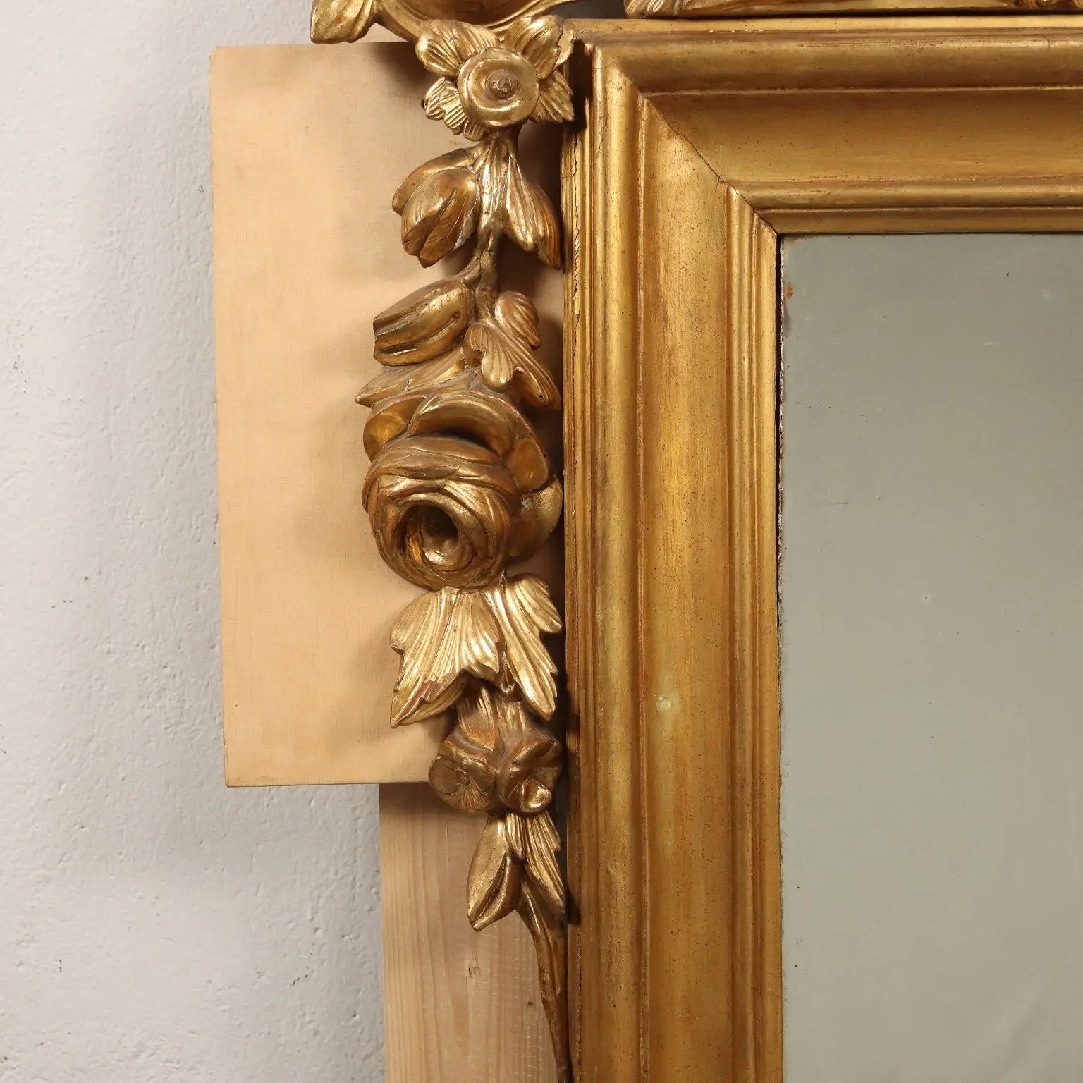Ancient Eclectic Mirror Gilded Wood Italy XIX Century Framed - Italy, Second Half of the XIX Century | Antiques | Mirrors & Frames