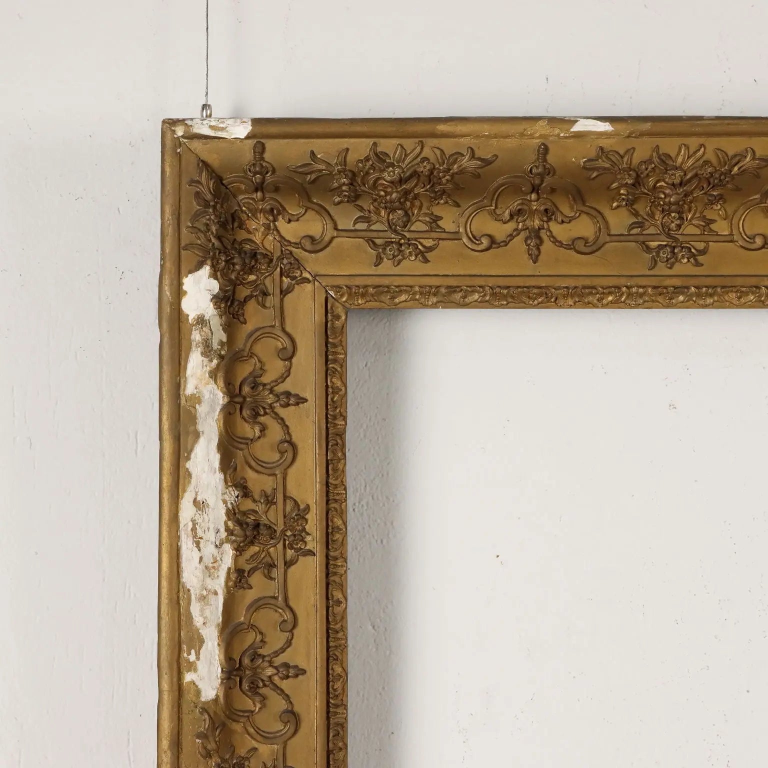 Antique Frame Pastiglia Carving France XX Century - France, Early XX Century | Antiques  Mirrors & Frames