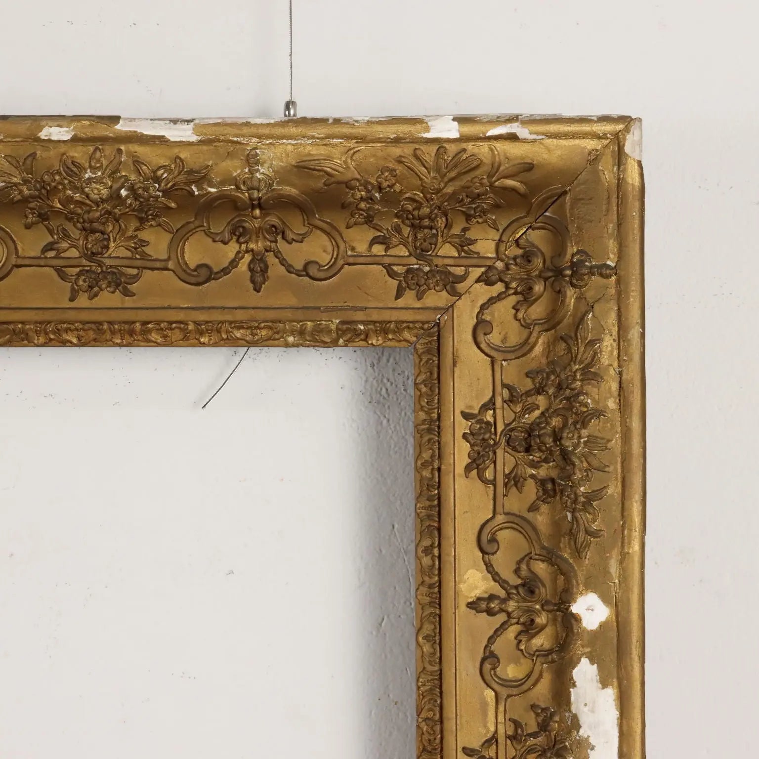 Antique Frame Pastiglia Carving France XX Century - France, Early XX Century | Antiques  Mirrors & Frames