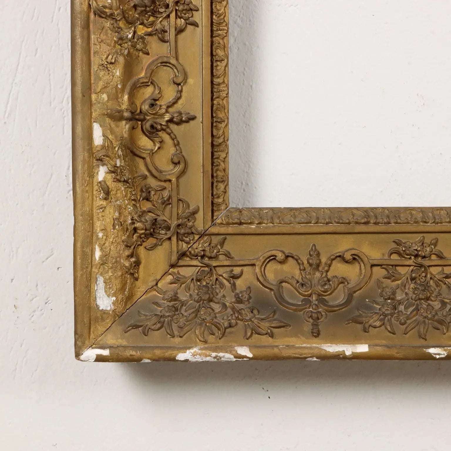 Antique Frame Pastiglia Carving France XX Century - France, Early XX Century | Antiques  Mirrors & Frames