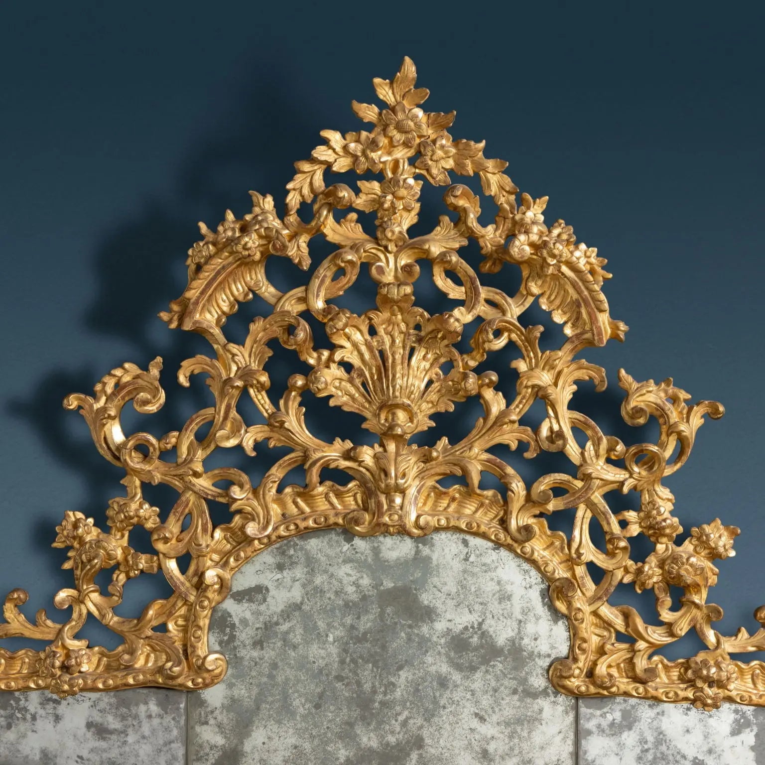 Piedmontese Gilt Mirror from the 18th Century