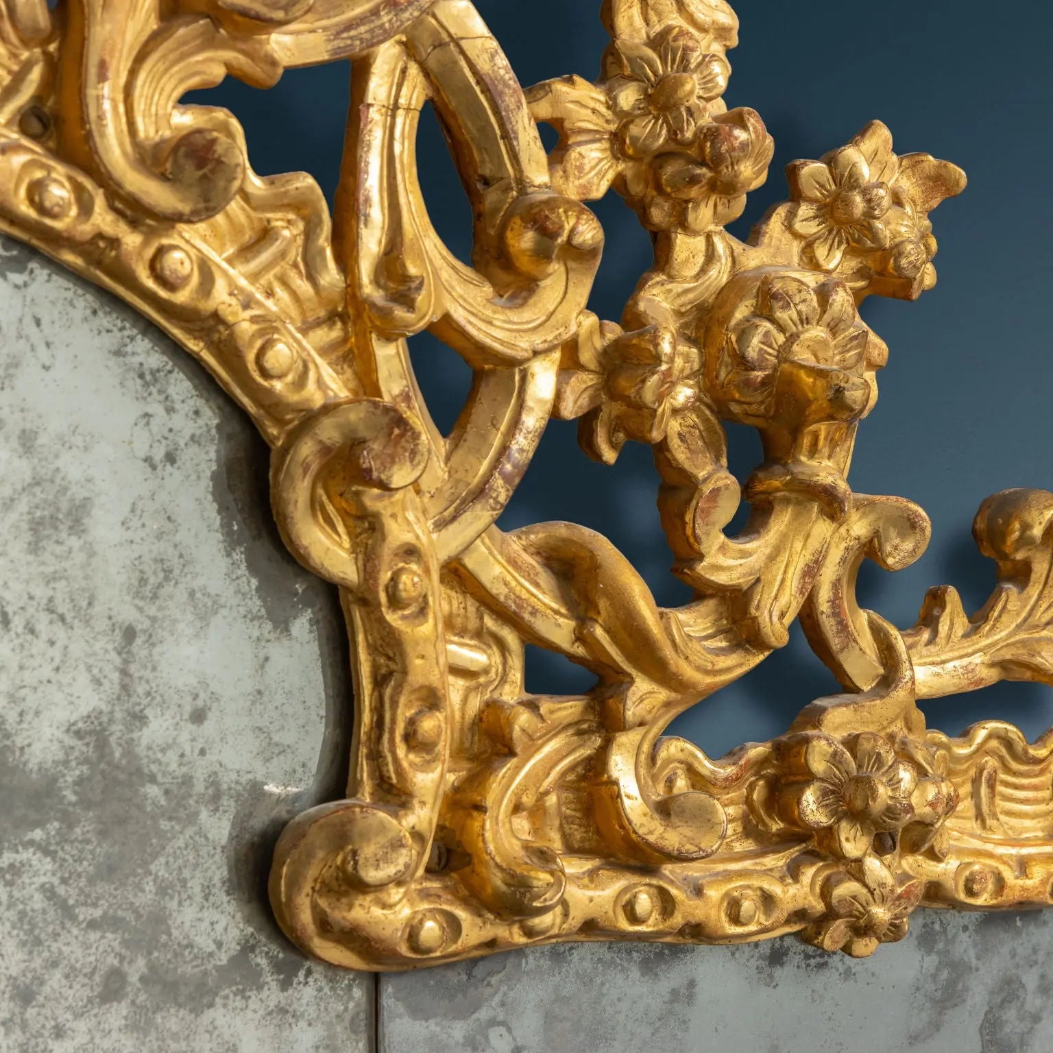 Piedmontese Gilt Mirror from the 18th Century