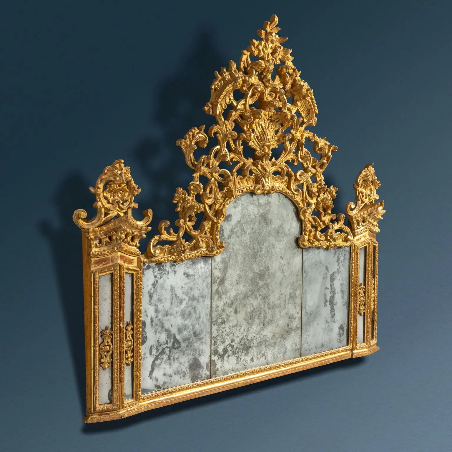 Piedmontese Gilt Mirror from the 18th Century