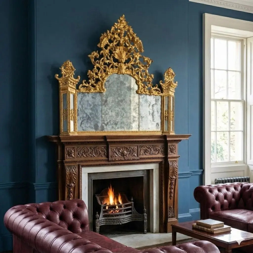 Piedmontese Gilt Mirror from the 18th Century