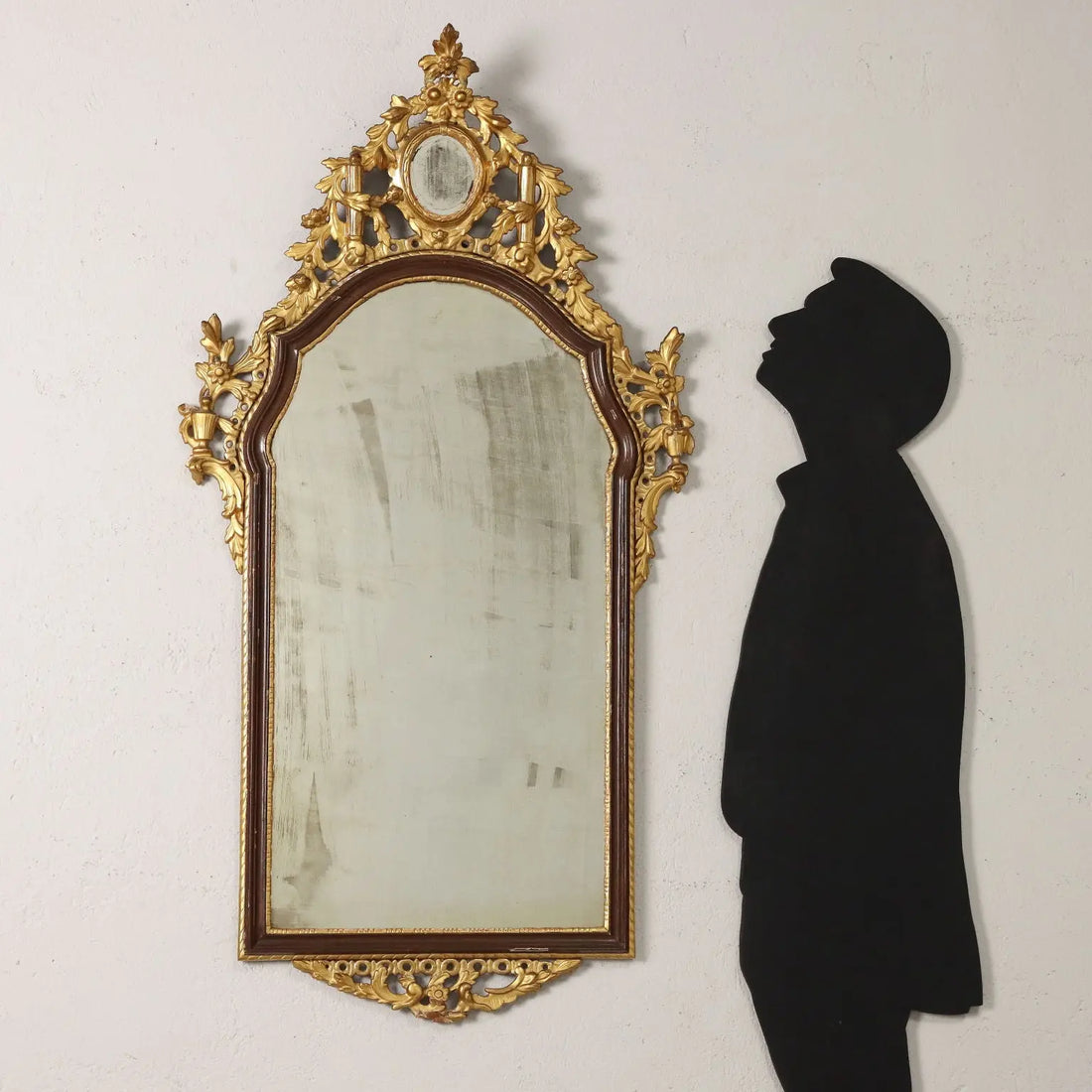 Venetian Neoclassical Mirror in Gilded Wood