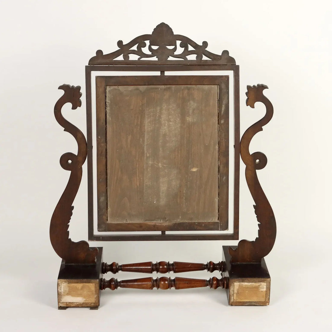 Luigi Filippo Vanity Mirror in Mahogany - 19th Century