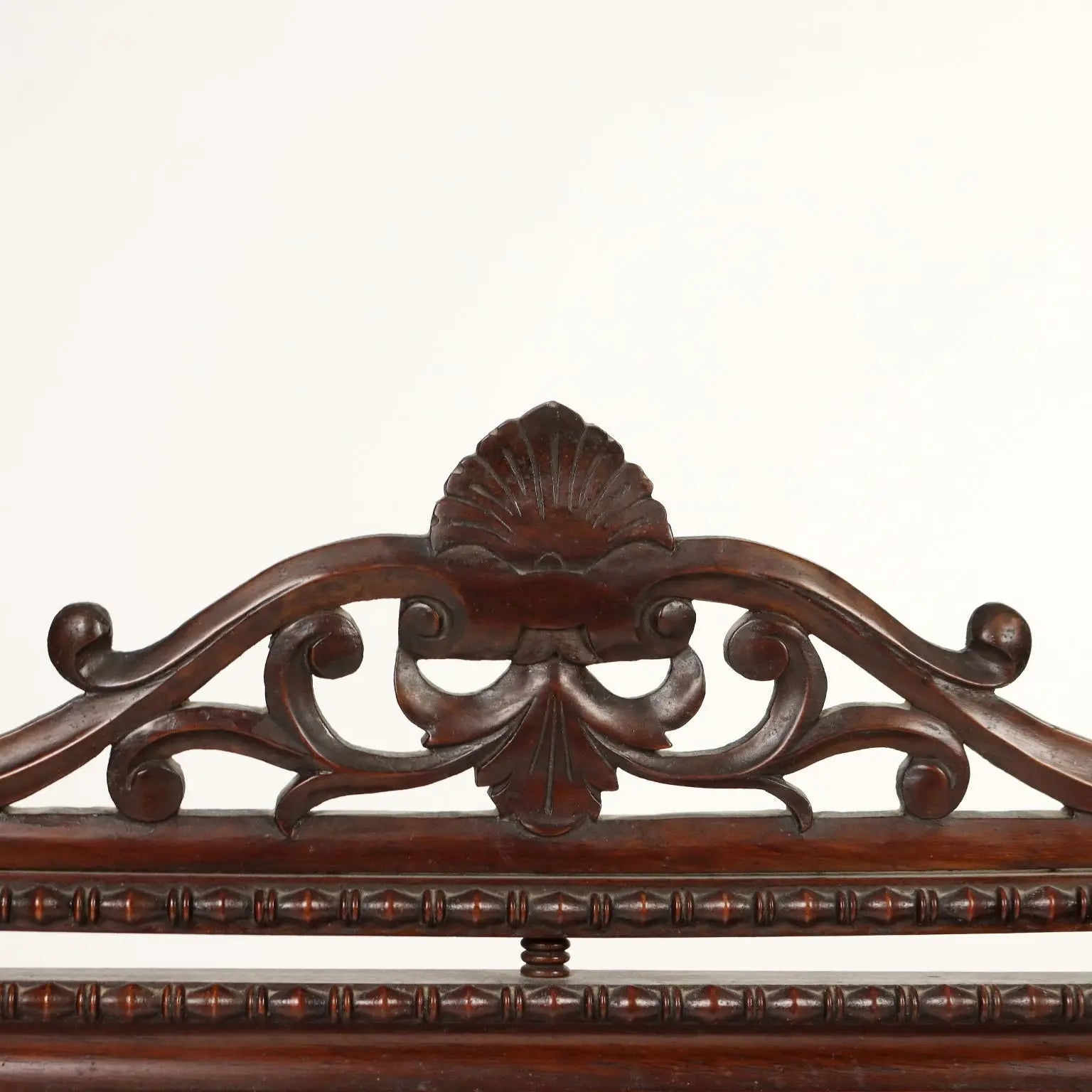 Luigi Filippo Vanity Mirror in Mahogany - 19th Century