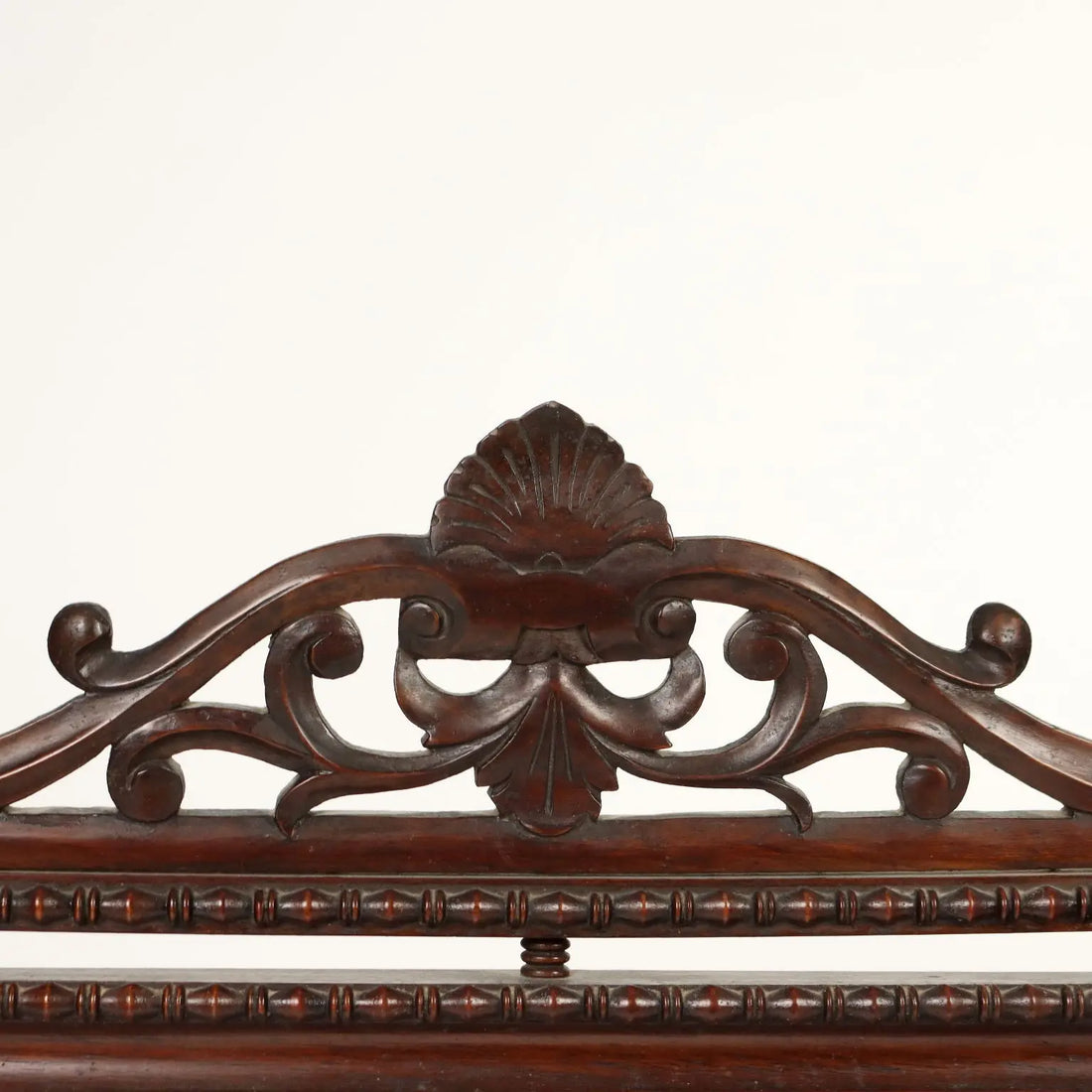 Luigi Filippo Vanity Mirror in Mahogany - 19th Century