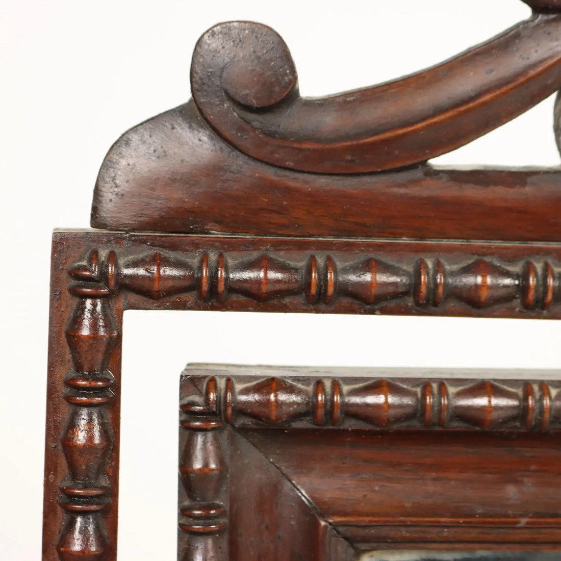 Luigi Filippo Vanity Mirror in Mahogany - 19th Century