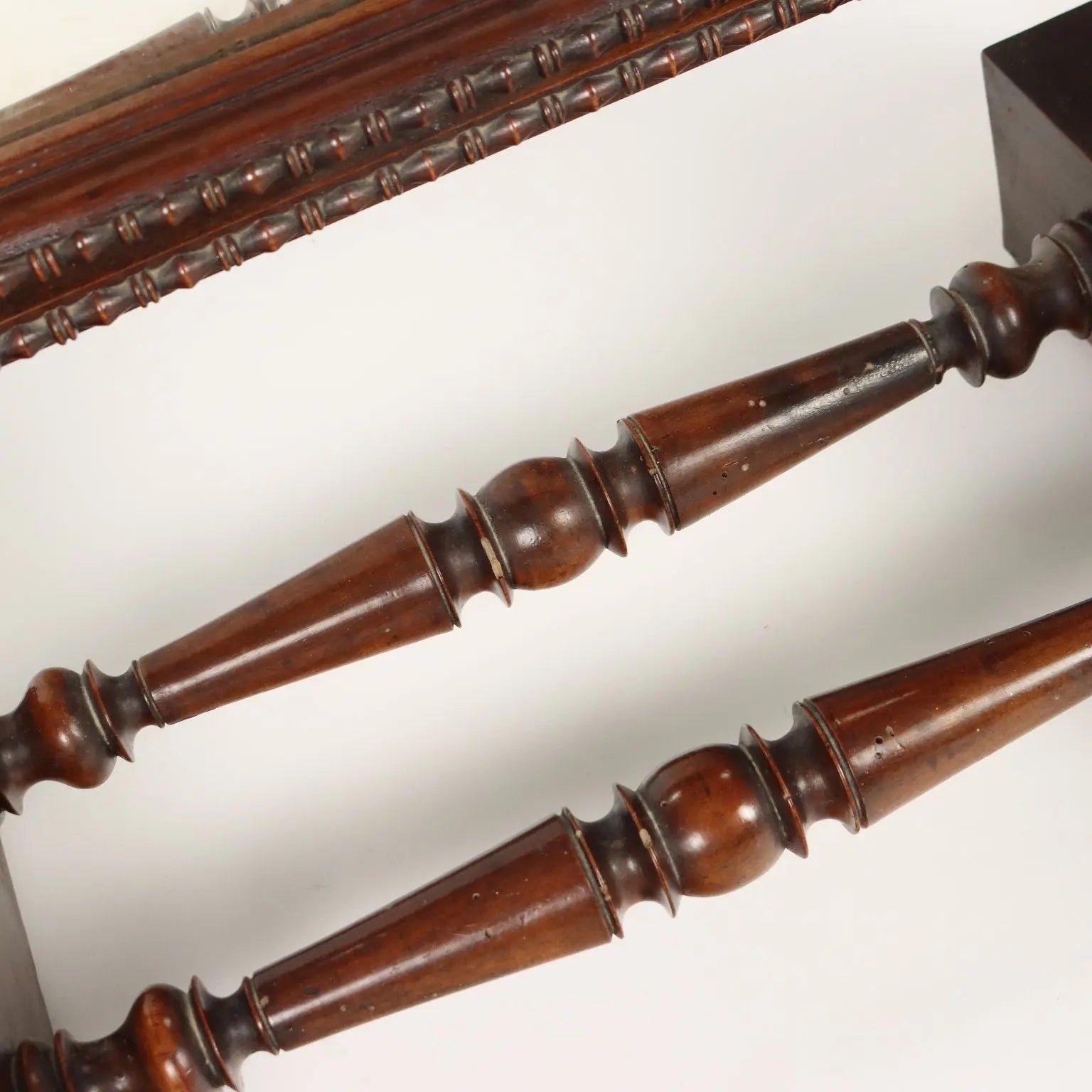Luigi Filippo Vanity Mirror in Mahogany - 19th Century