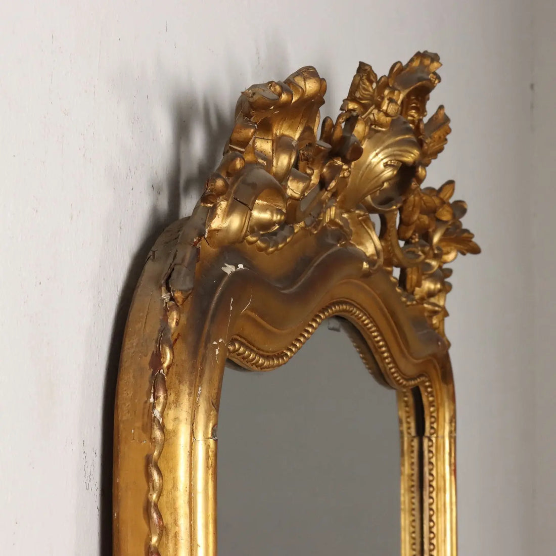 Antique Eclectic Mirror Gilded Wood Italy XIX Century - France, Mid XIX Century | Antiques | Mirrors & Frames