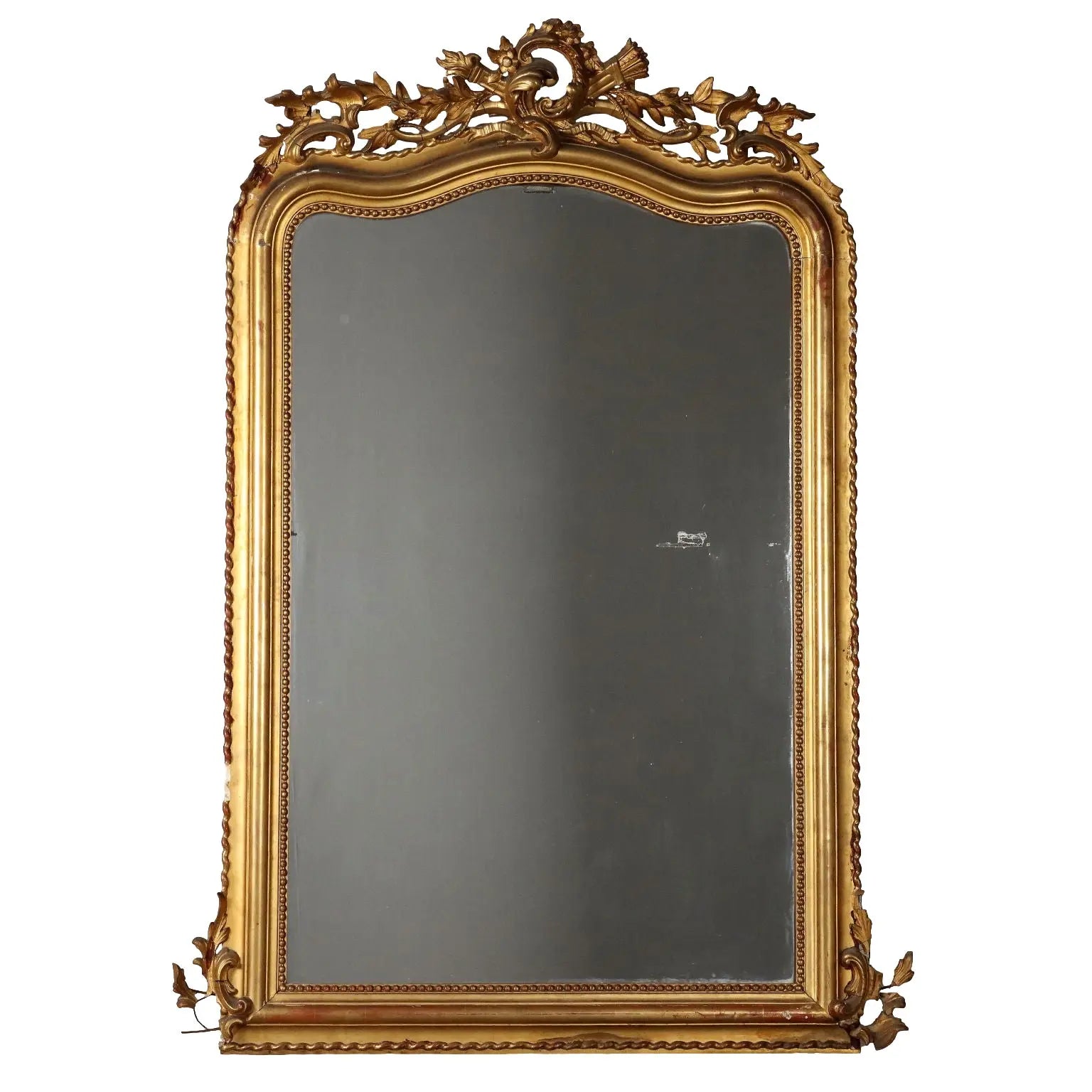 Antique Eclectic Mirror Gilded Wood Italy XIX Century - France, Mid XIX Century | Antiques | Mirrors & Frames