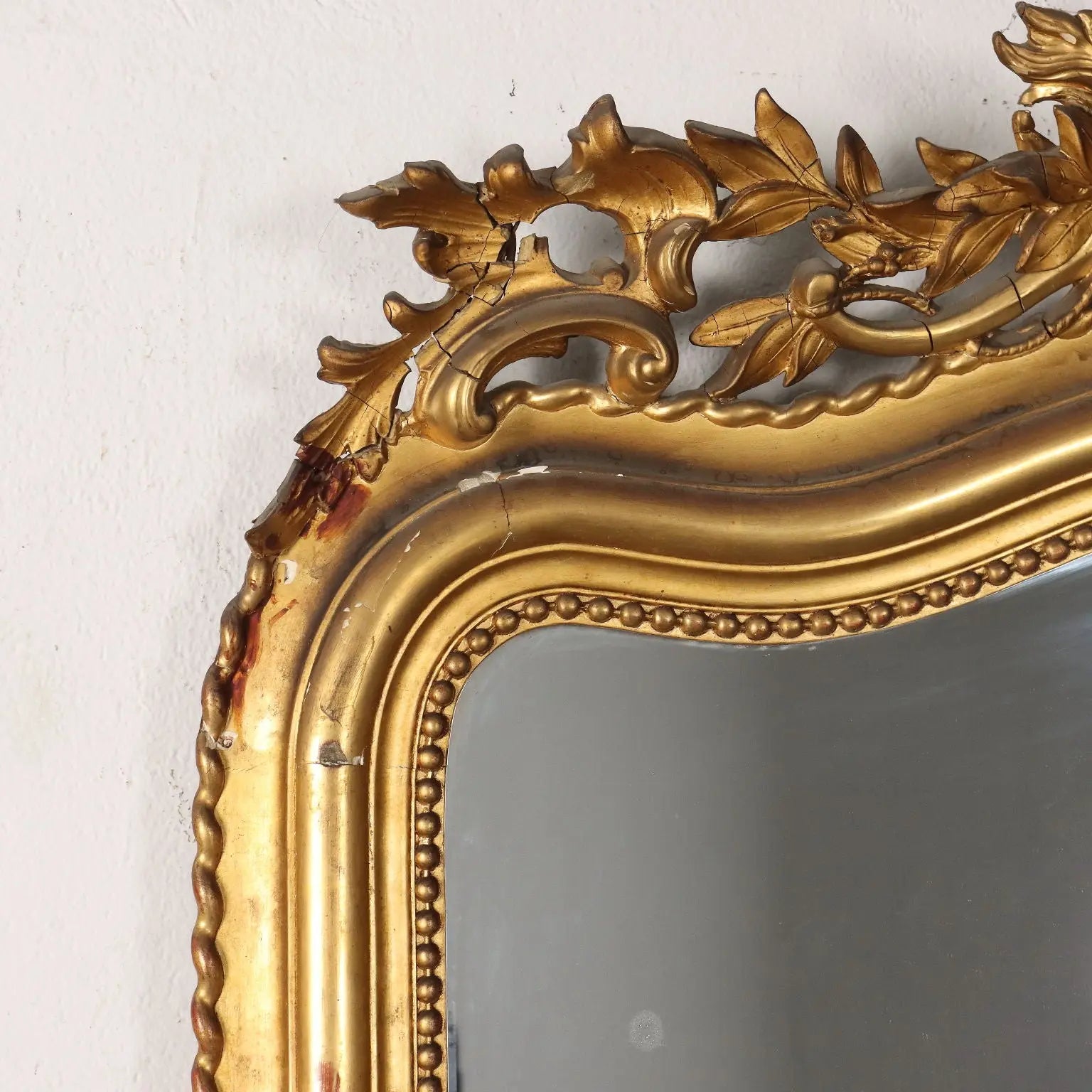 Antique Eclectic Mirror Gilded Wood Italy XIX Century - France, Mid XIX Century | Antiques | Mirrors & Frames