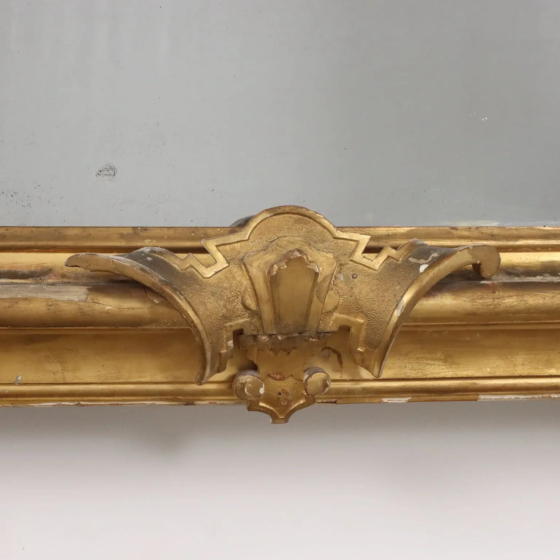 Antique Mirror Umbertino Swiss Pine Italy XIX Century - Large Mirror | Antiques | Mirrors & Frames