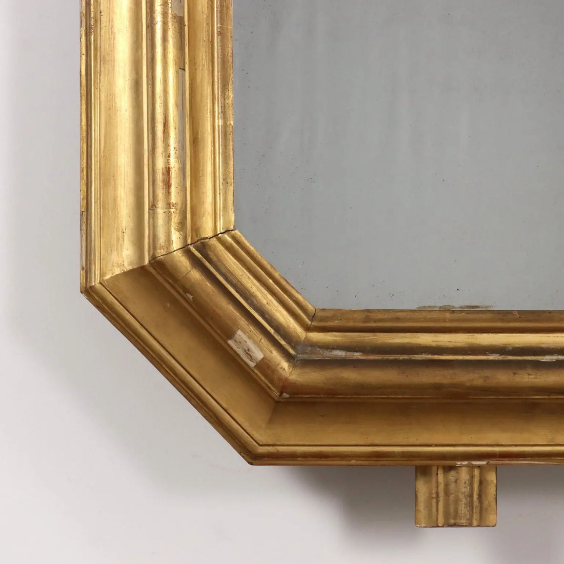 Antique Mirror Umbertino Swiss Pine Italy XIX Century - Large Mirror | Antiques | Mirrors & Frames
