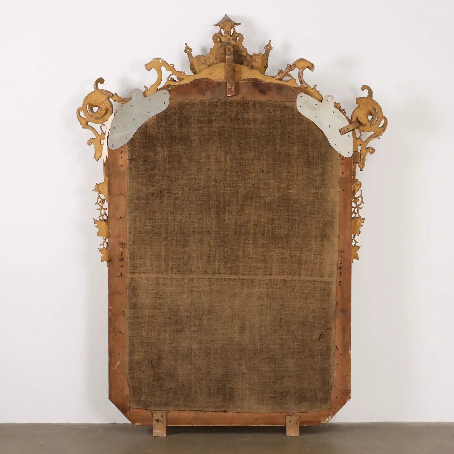 Antique Mirror Umbertino Swiss Pine Italy XIX Century - Large Mirror | Antiques | Mirrors & Frames