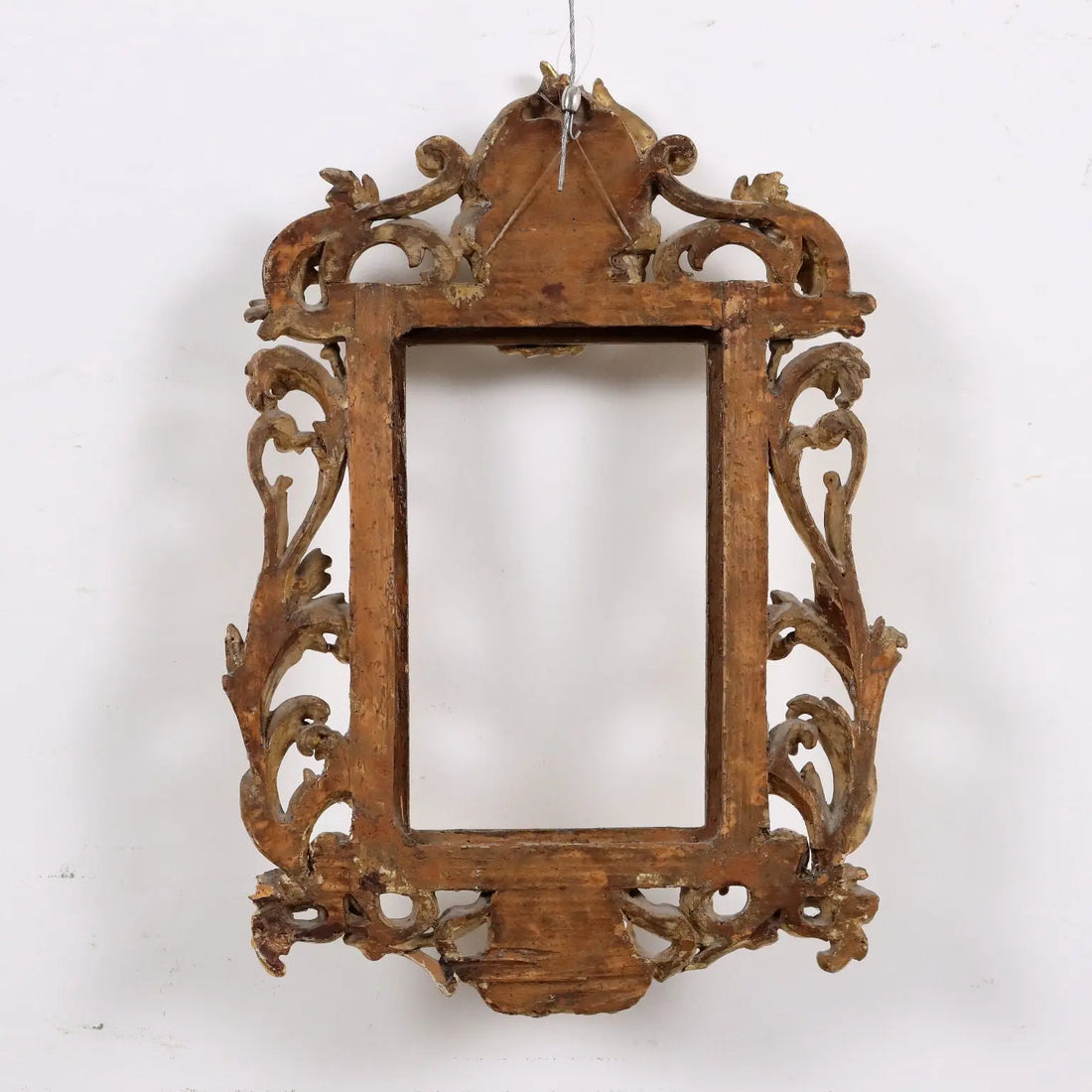 Antique Frame Baroque Style Gilded Linden Wood Italy XVIII Century - Baroque Frame | Antiques | Mirrors & Frames