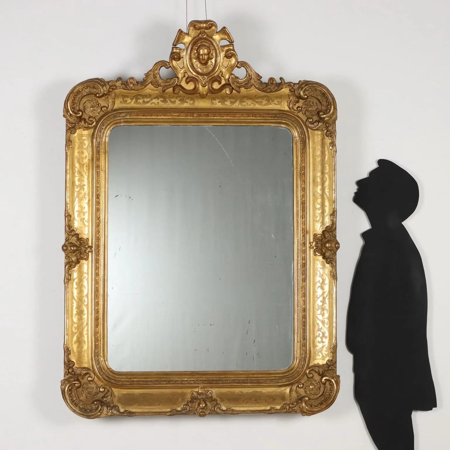 Antique Mirror Carved Fir France Mid XIX Century - France, Mid XIX Century | Antiques | Mirrors & Frames