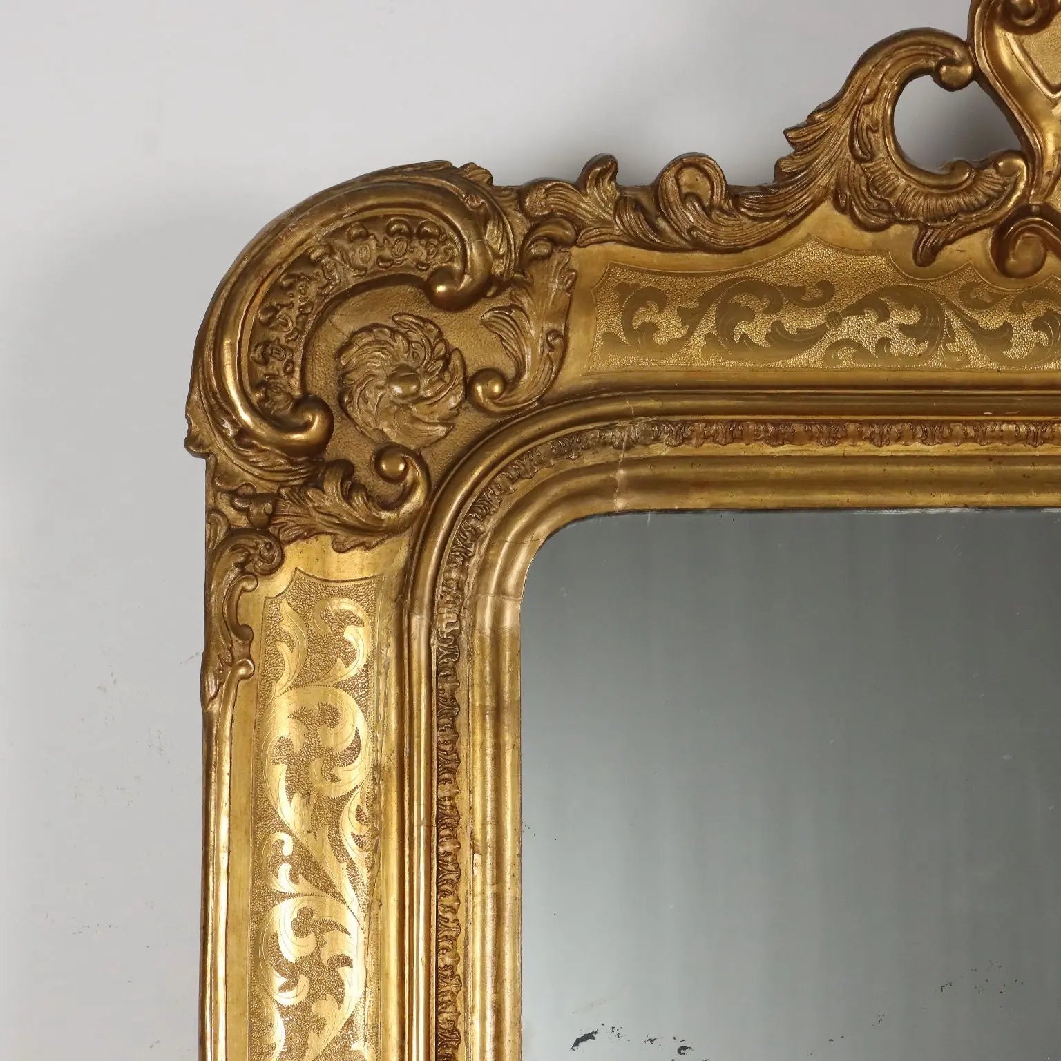 Antique Mirror Carved Fir France Mid XIX Century - France, Mid XIX Century | Antiques | Mirrors & Frames