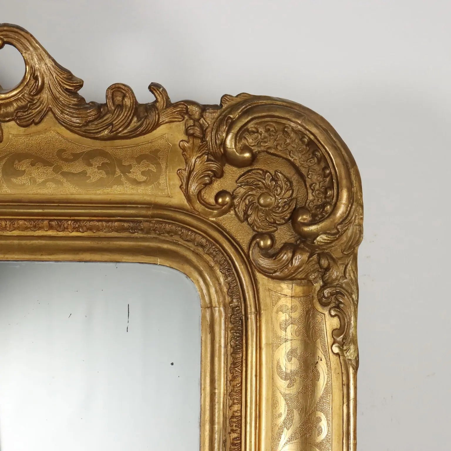 Antique Mirror Carved Fir France Mid XIX Century - France, Mid XIX Century | Antiques | Mirrors & Frames