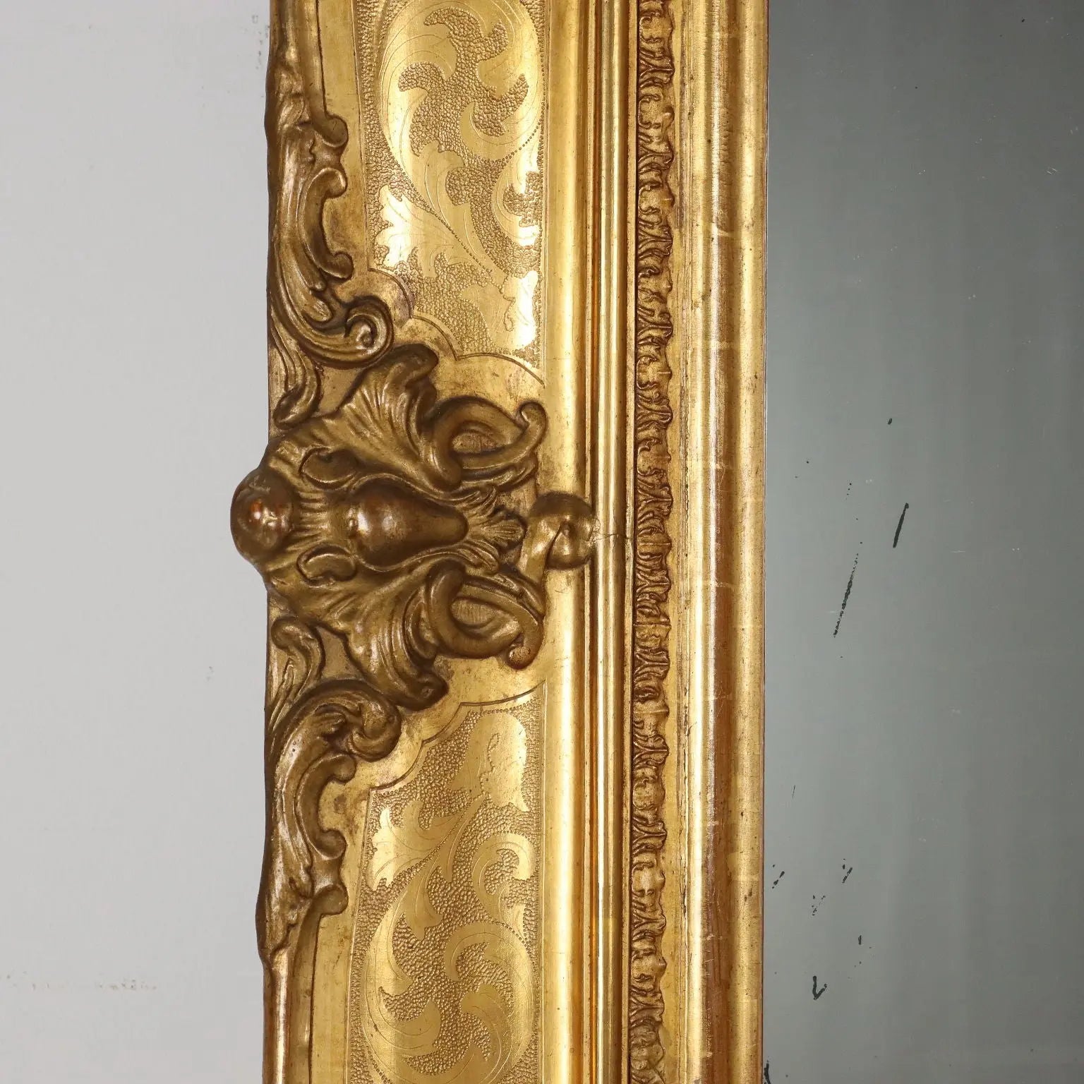 Antique Mirror Carved Fir France Mid XIX Century - France, Mid XIX Century | Antiques | Mirrors & Frames