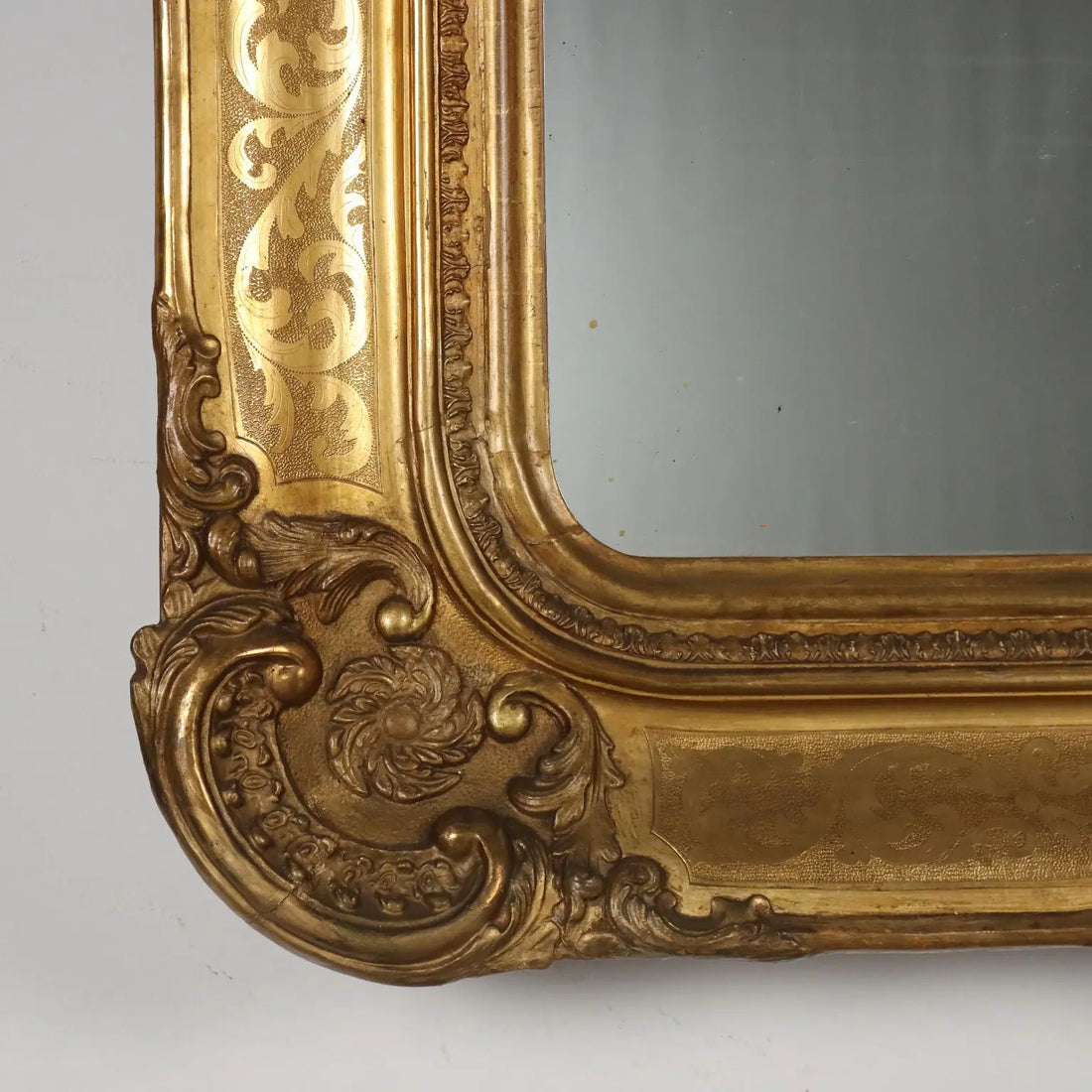 Antique Mirror Carved Fir France Mid XIX Century - France, Mid XIX Century | Antiques | Mirrors & Frames