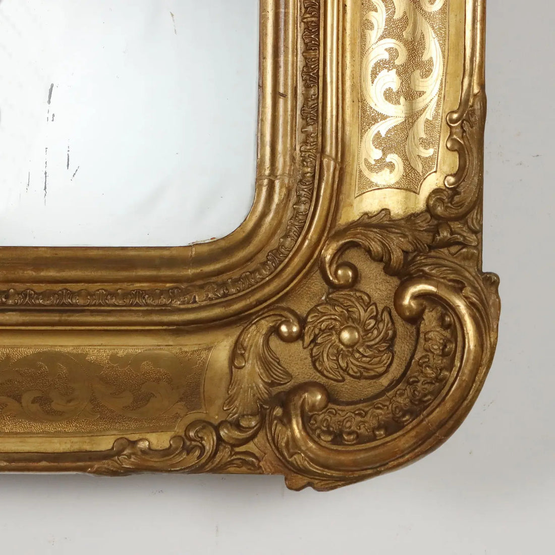 Antique Mirror Carved Fir France Mid XIX Century - France, Mid XIX Century | Antiques | Mirrors & Frames
