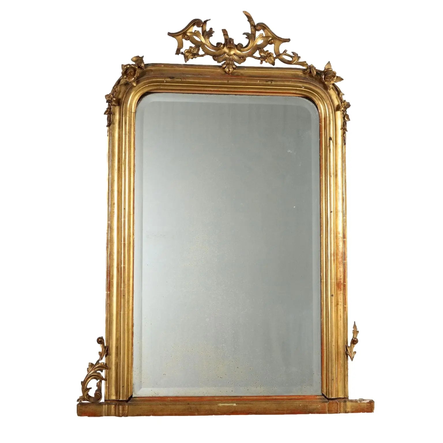 Antique Mirror Gilded Wood Lombardy XIX Century - Lombardy, Late XIX Century | Antiques | Mirrors & Frames