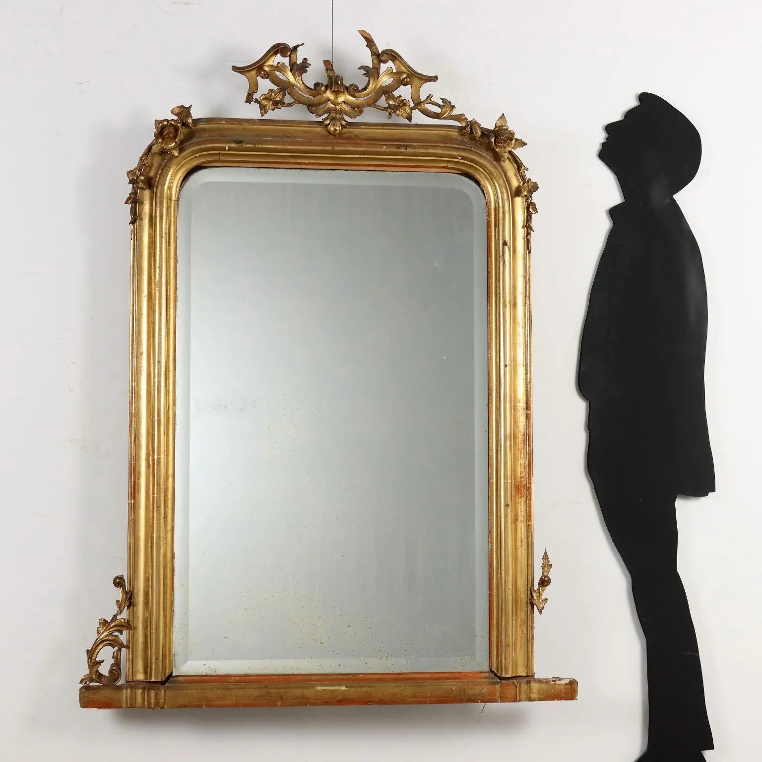 Antique Mirror Gilded Wood Lombardy XIX Century - Lombardy, Late XIX Century | Antiques | Mirrors & Frames