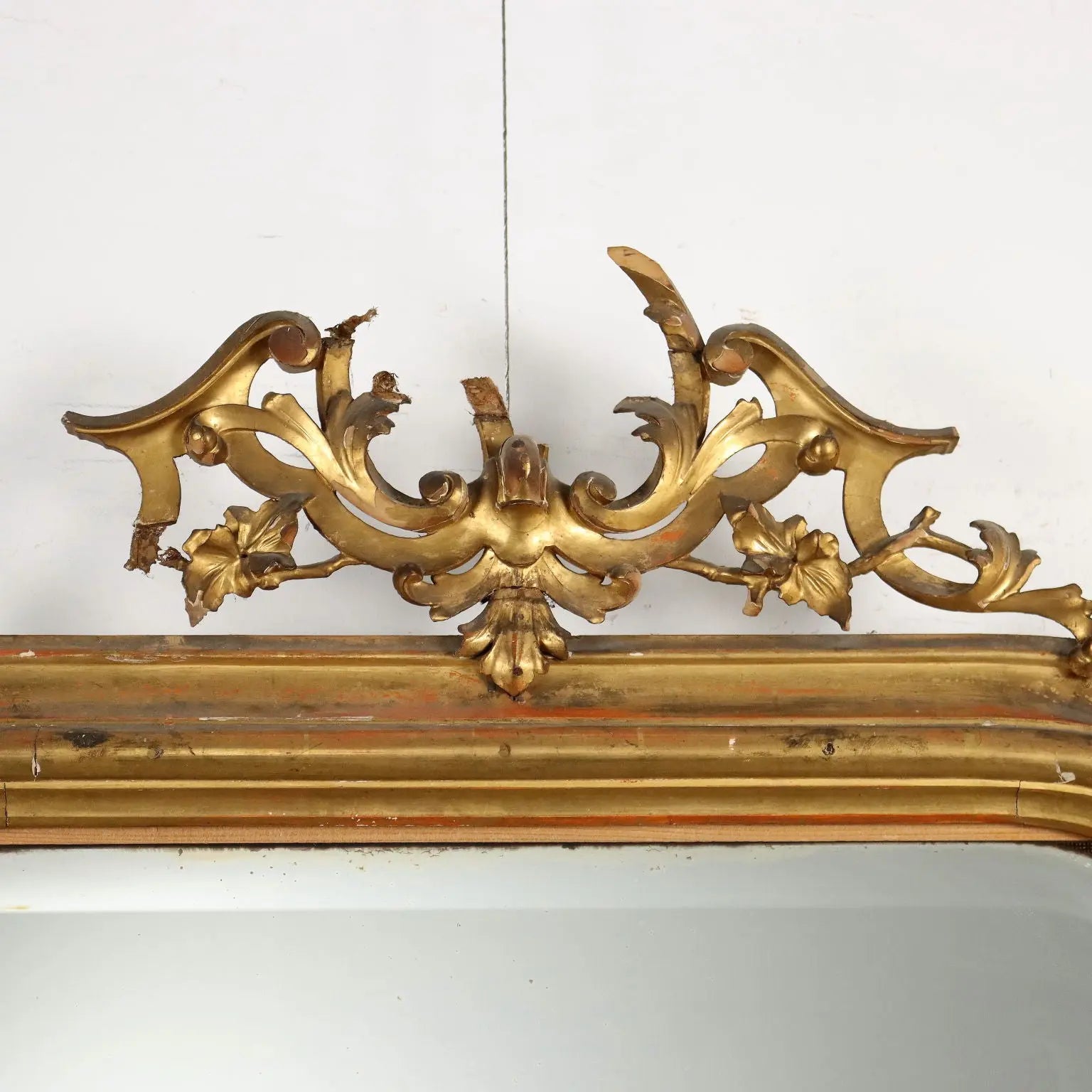 Antique Mirror Gilded Wood Lombardy XIX Century - Lombardy, Late XIX Century | Antiques | Mirrors & Frames